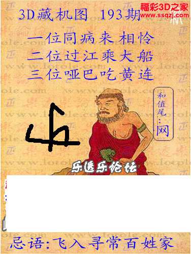 今期3d藏机图(今期3D藏机图字迷?)